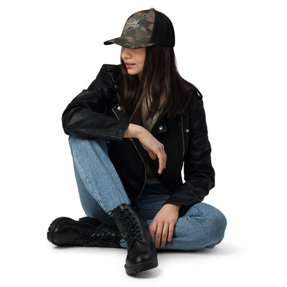 Barred Art Camouflage Trucker Hat