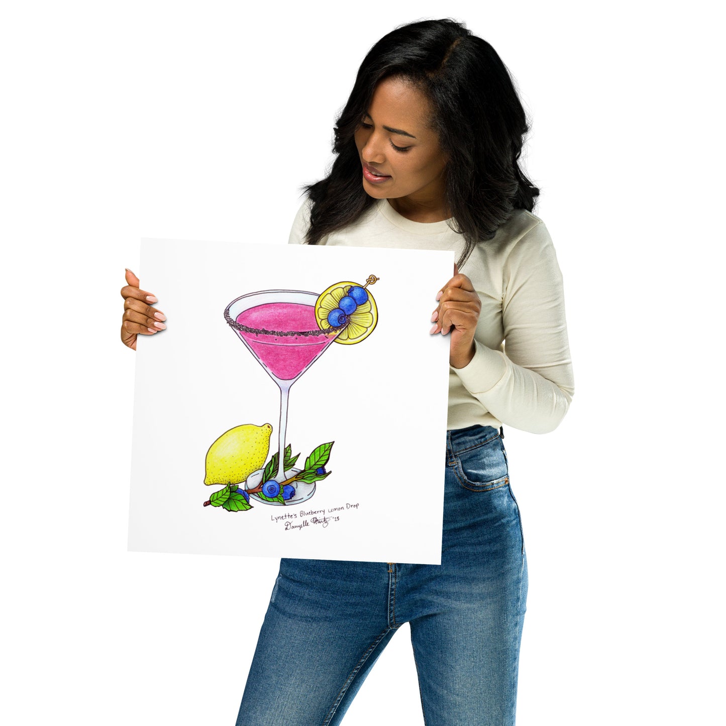 Lynette's Blueberry Lemon Drop Poster