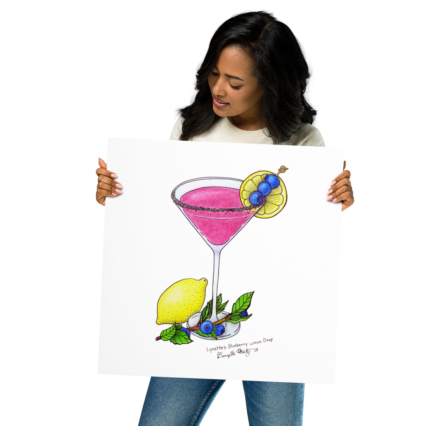 Lynette's Blueberry Lemon Drop Poster