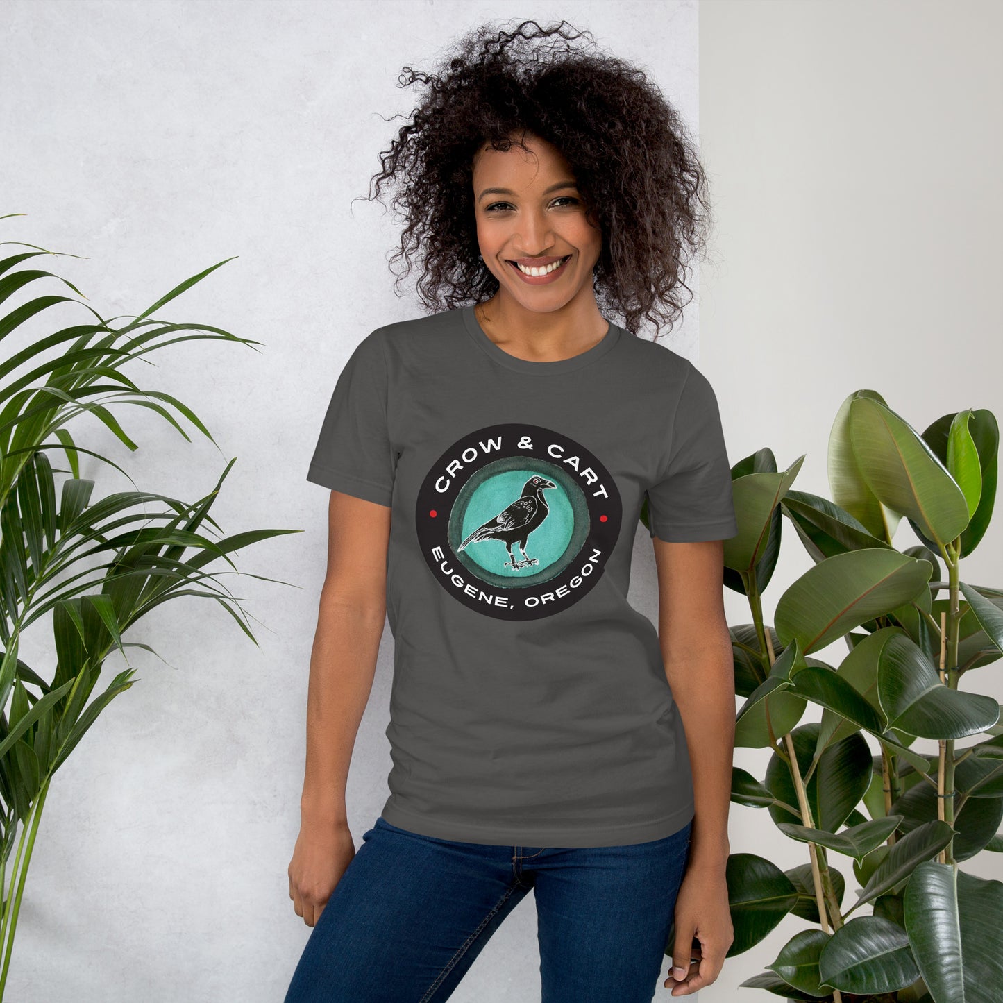 Unisex T-shirt. Lyn's Crow.