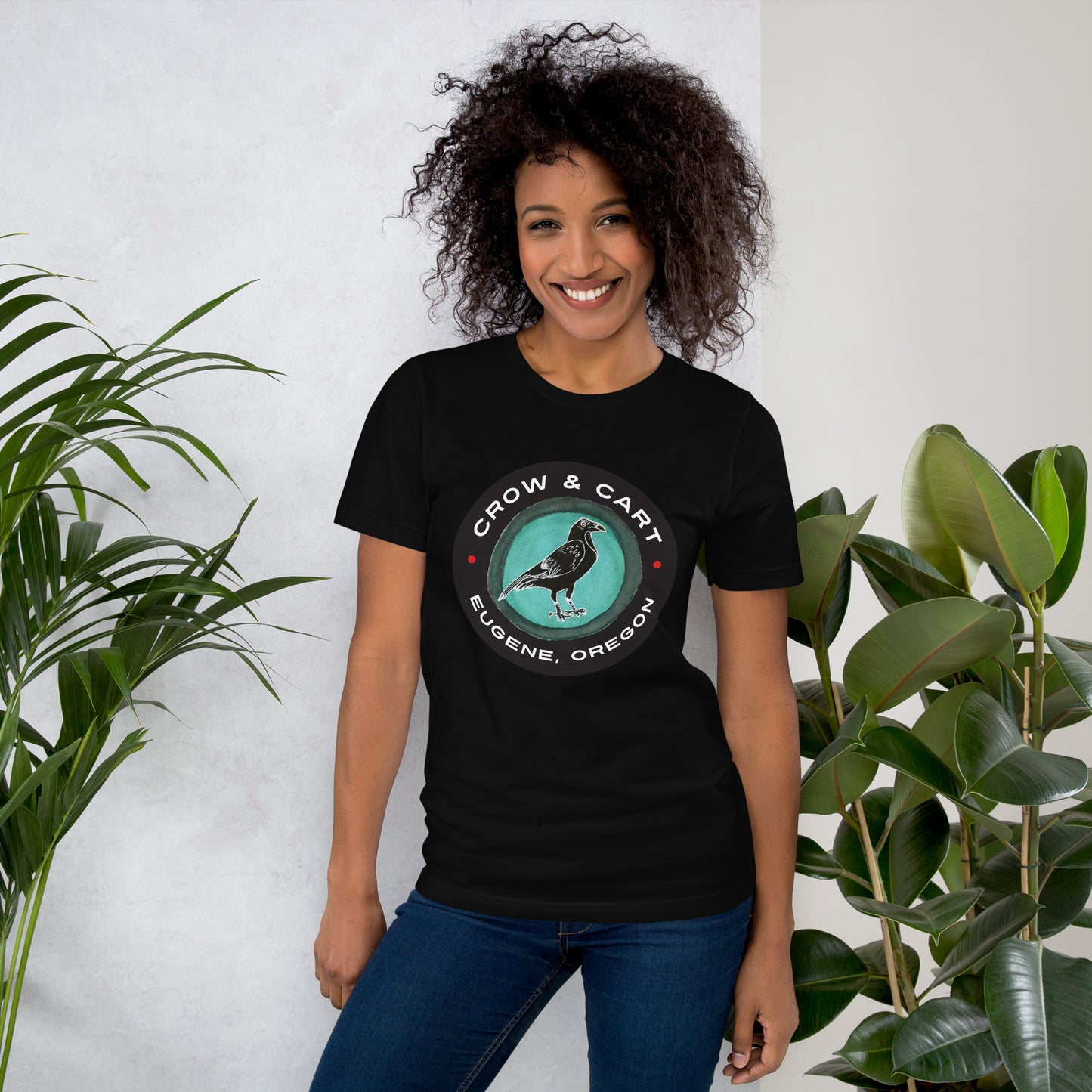 Unisex T-shirt. Lyn's Crow.