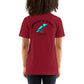 Teal Crow and Cart Unisex T-shirt