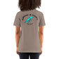 Teal Crow and Cart Unisex T-shirt