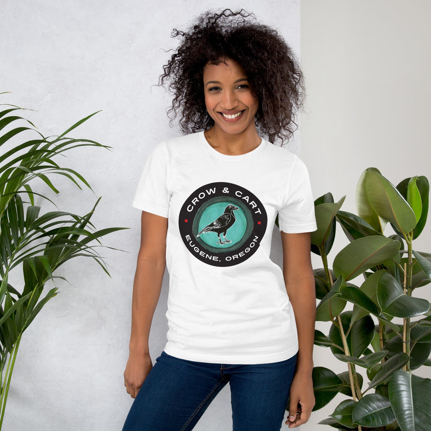 Unisex T-shirt. Lyn's Crow.