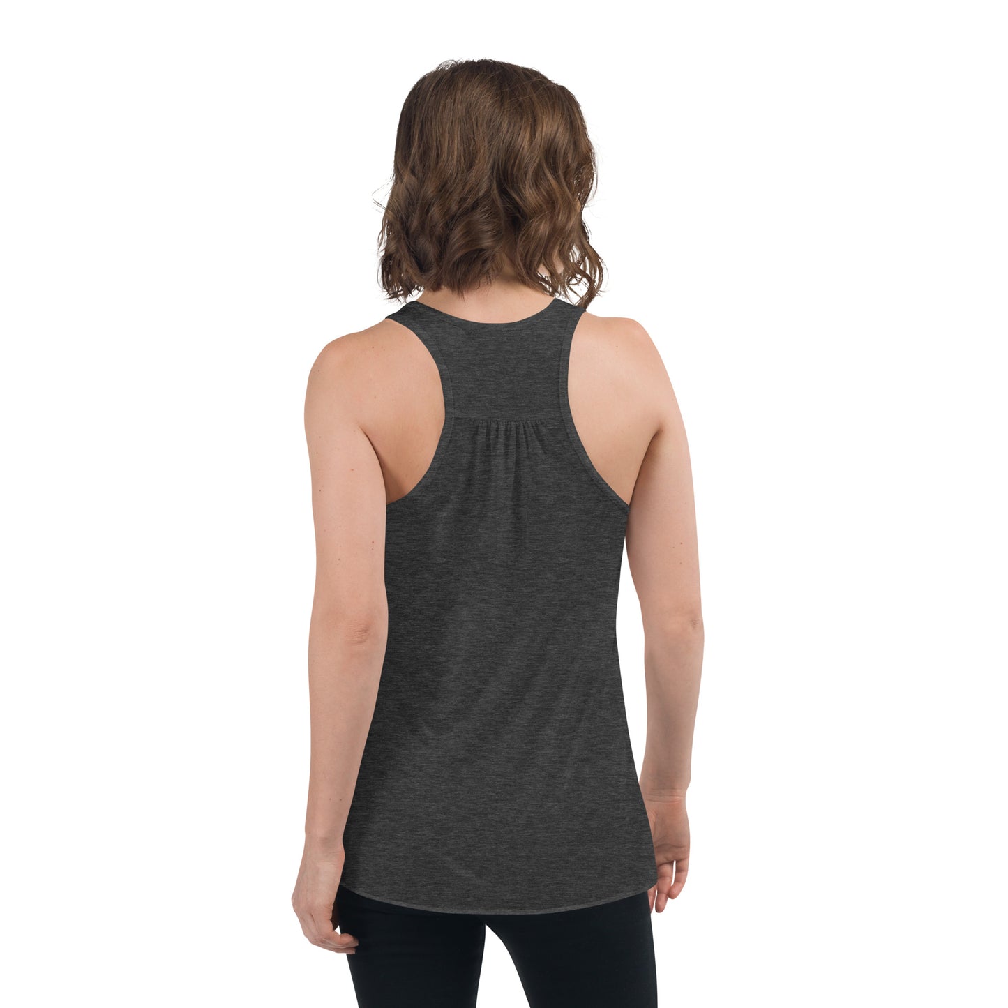 Women's Flowy Racerback Tank. Lynette's Blueberry Lemon Drop.