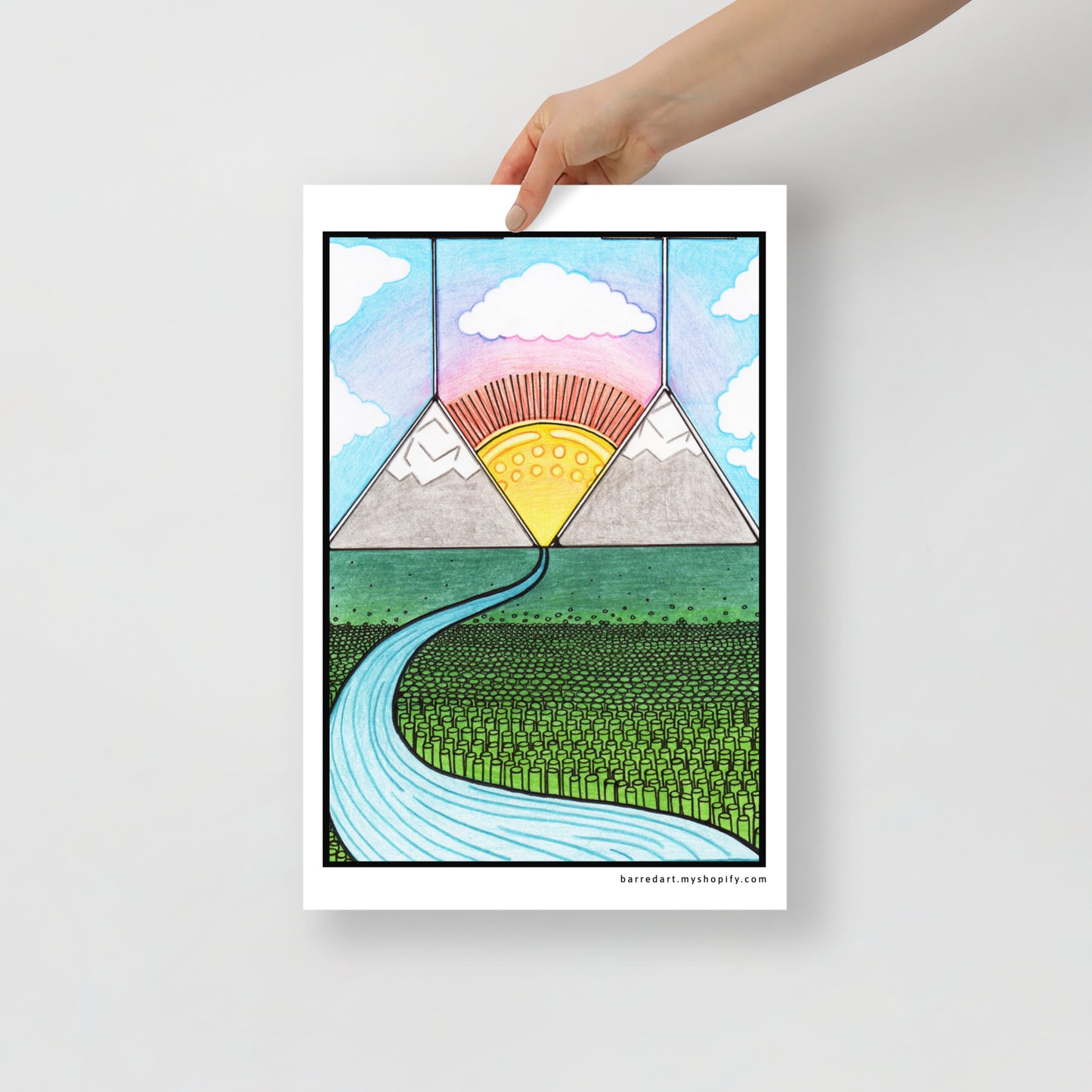 Cocktail Sunrise Poster