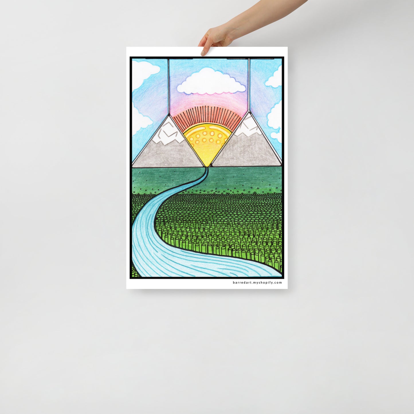 Cocktail Sunrise Poster