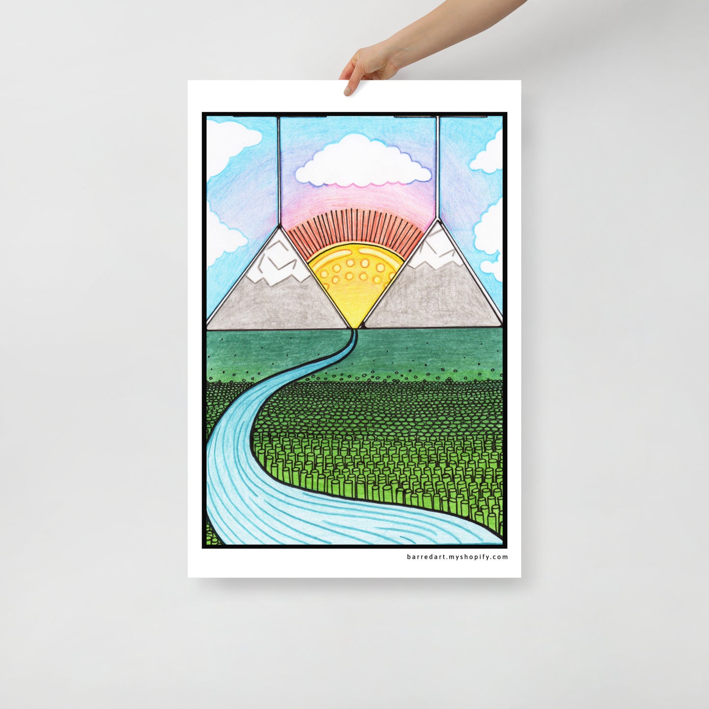 Cocktail Sunrise Poster