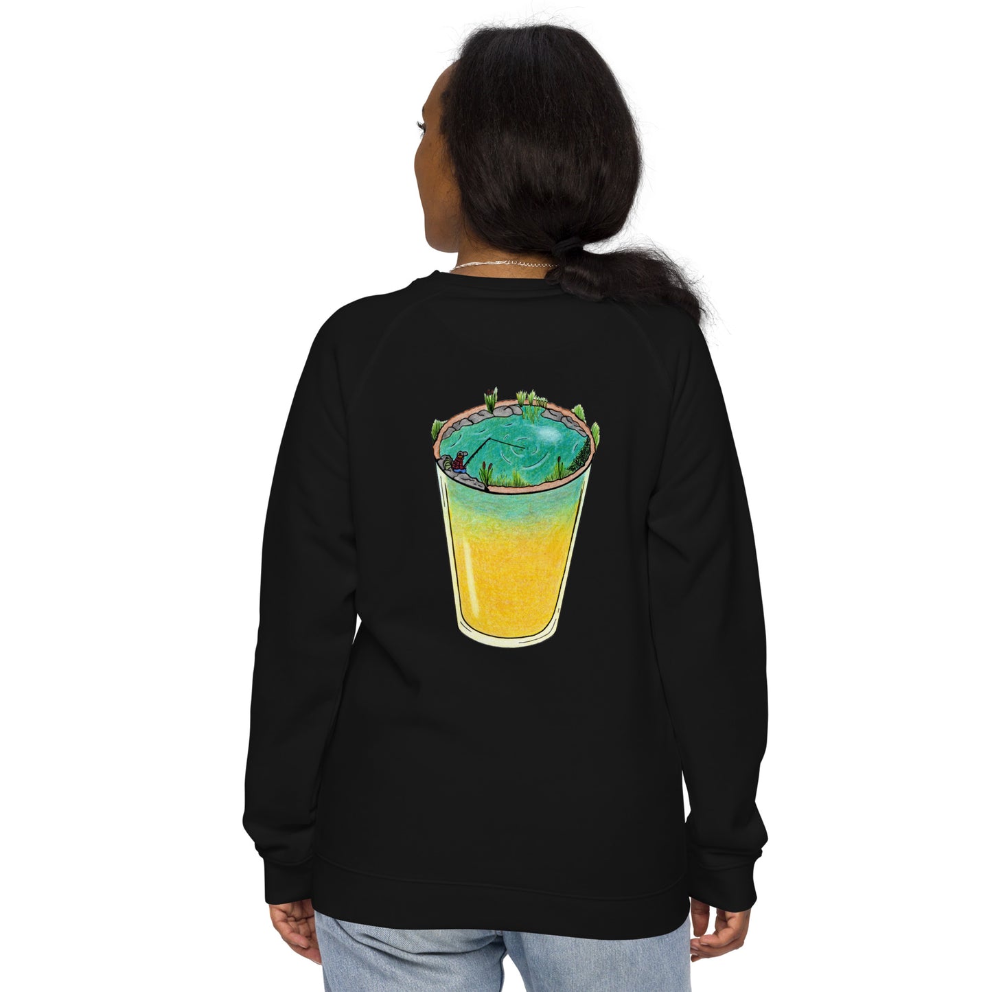 Unisex Sweatshirt. Fishing on a Cold One.