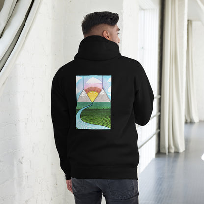 Unisex Hoodie. Cocktail Sunrise.