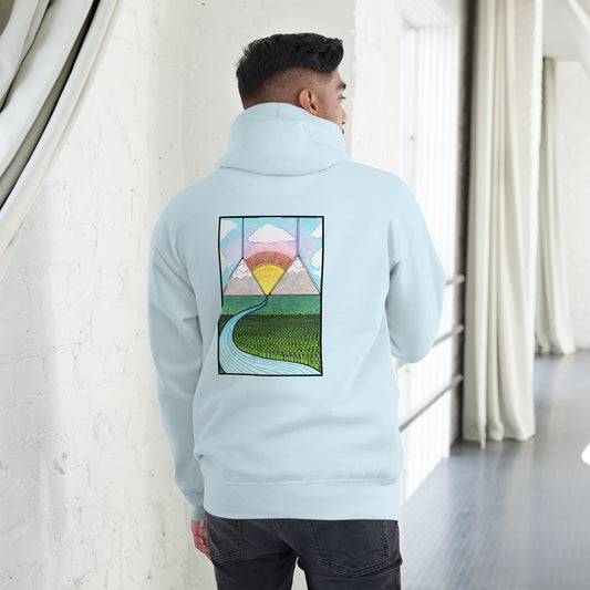 Unisex Hoodie. Cocktail Sunrise.